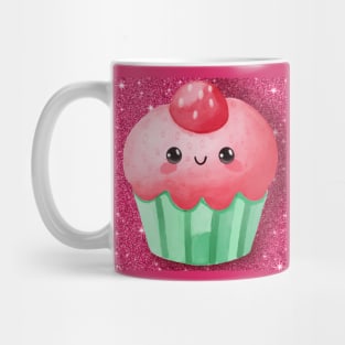 Kawaii Strawberry Cupcake Mug